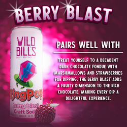 Cane Sugar Craft Soda - Berry Blast Ring Pop