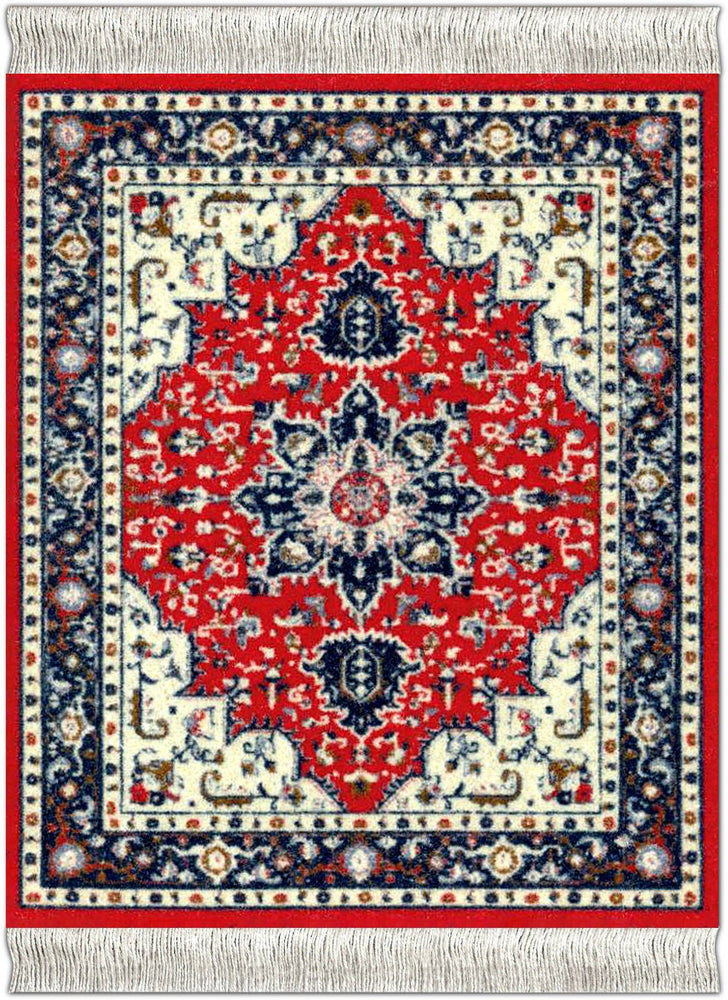CoasterRug - Oriental Collection (4-Piece)