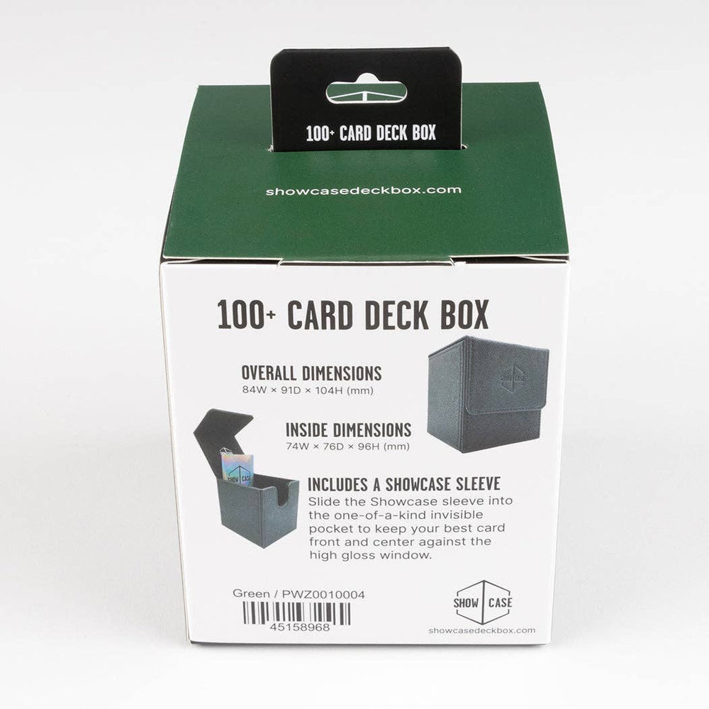 Showcase 100+ Deck Box - Green