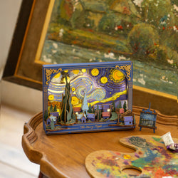 3D Wooden Puzzle - The Starry Night
