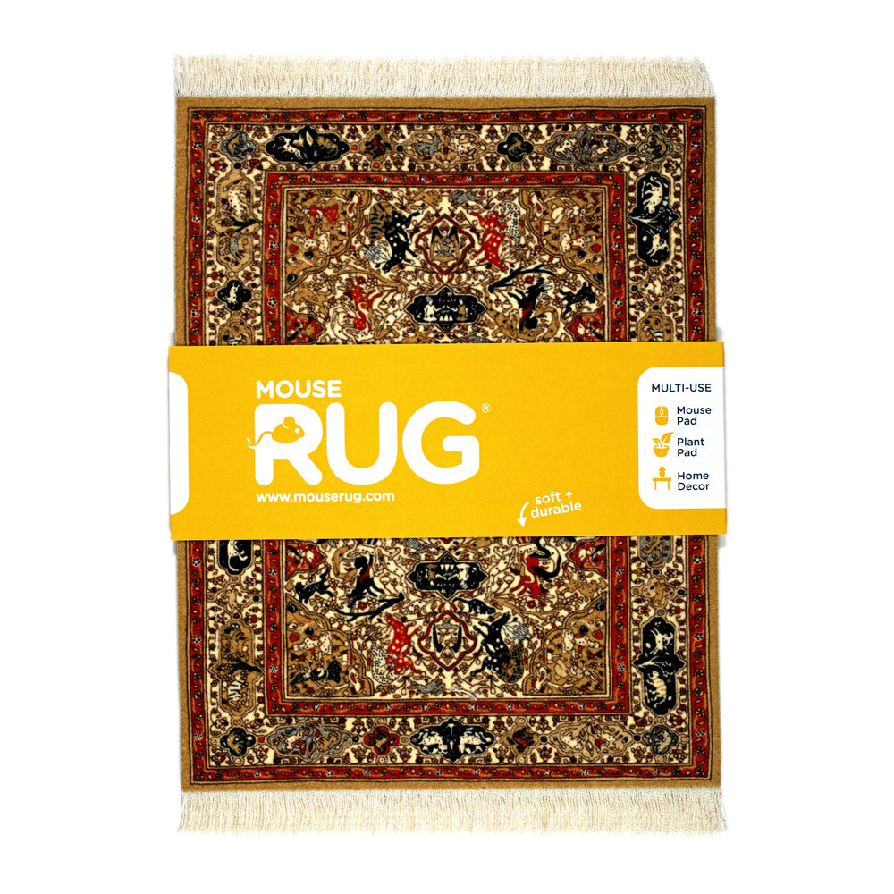 MouseRug - Dusty Gold Ancient Oriental