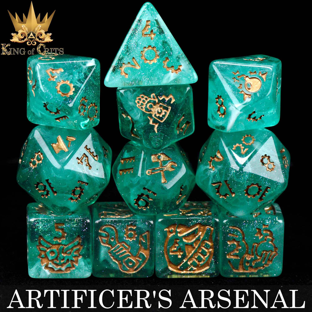 King of Crits Dice Set - Artificer's Arsenal (11-Piece)