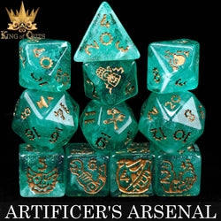 King of Crits Dice Set - Artificer's Arsenal (11-Piece)