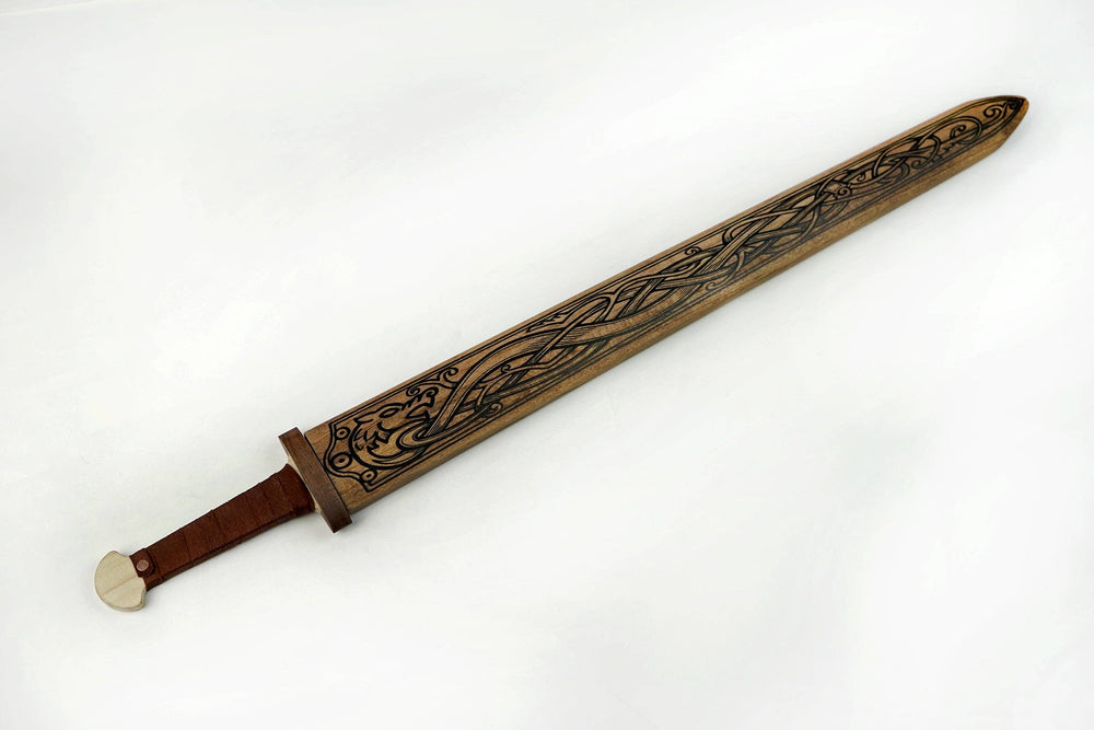 Mini Wooden Viking Sword