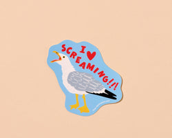 Vinyl Sticker - I Heart Screaming