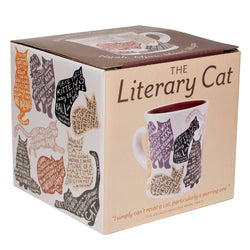 Ceramic Mug - Literature Cat Quotes