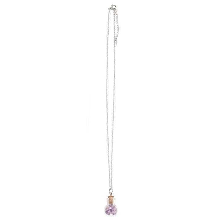 Potion Bottle Necklace - Amethyst