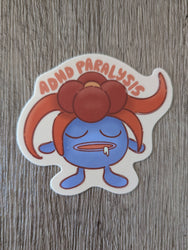 Vinyl Sticker - Gloom ADHD Paralysis