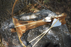 Wood Toy Crossbow Set