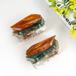 Hair Clip - Stacked Books