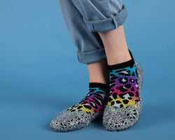 Ankle Socks - Rainbow Leopard