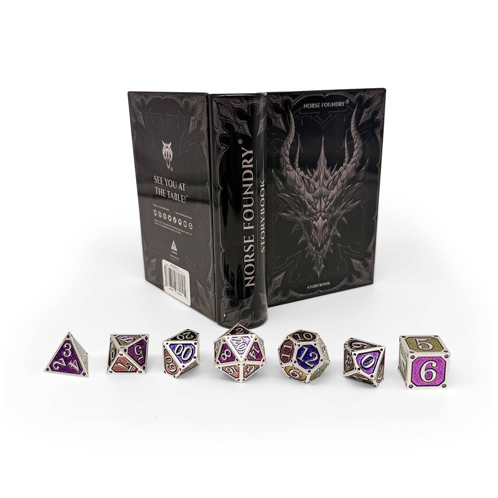 RPG Dice Set - Heart of the Desolate City (Storybook)