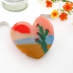 Hair Clip - Paw Heart