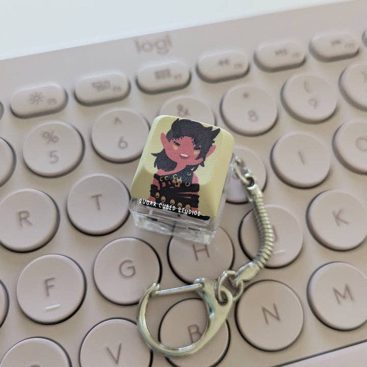 Fidget Keycap Keychain - Karlach