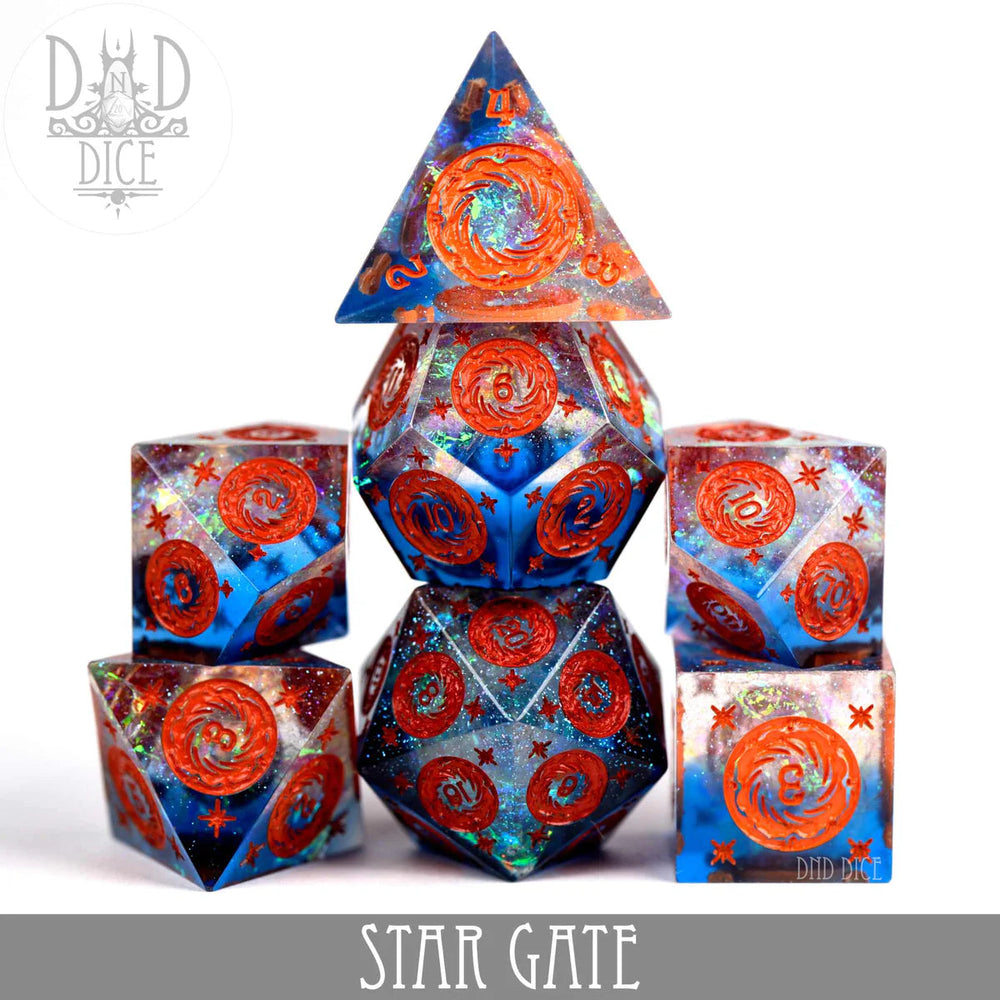 Sharp Edge Resin Dice Set - Star Gate