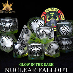 King of Crits Dice Set - Nuclear Fallout (11-Piece)