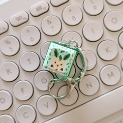 Fidget Keycap Keychain - Leafe