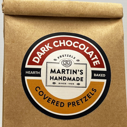 Hand-Dipped Chocolate Pretzels - Dark
