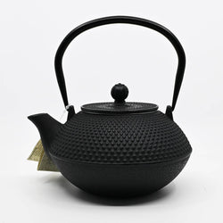 Tea Kettle - Black Hobnail