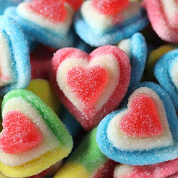 Sweet Strawberry Cream Hearts