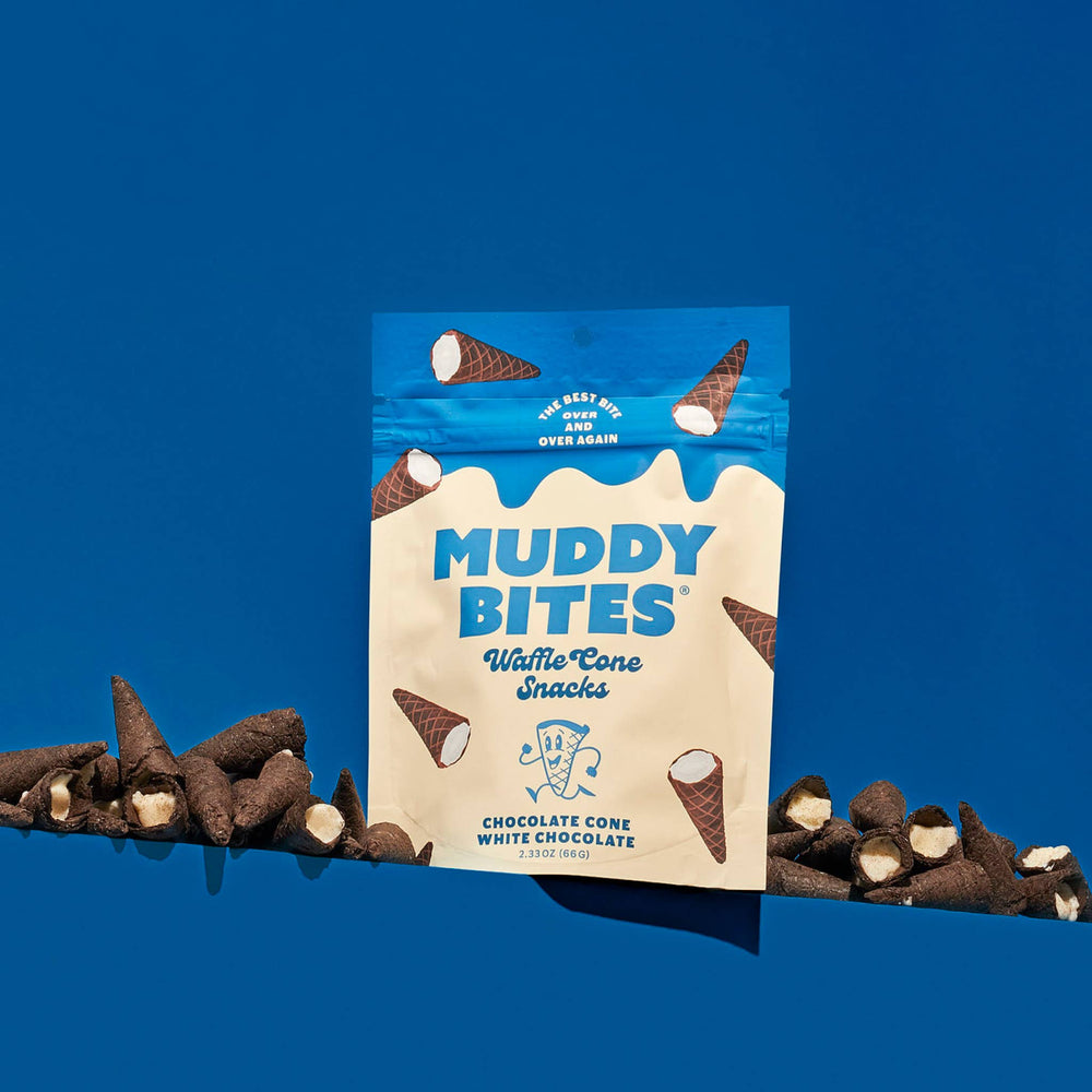 Muddy Bites - Cookies 'n Cream Waffle Cone Snacks