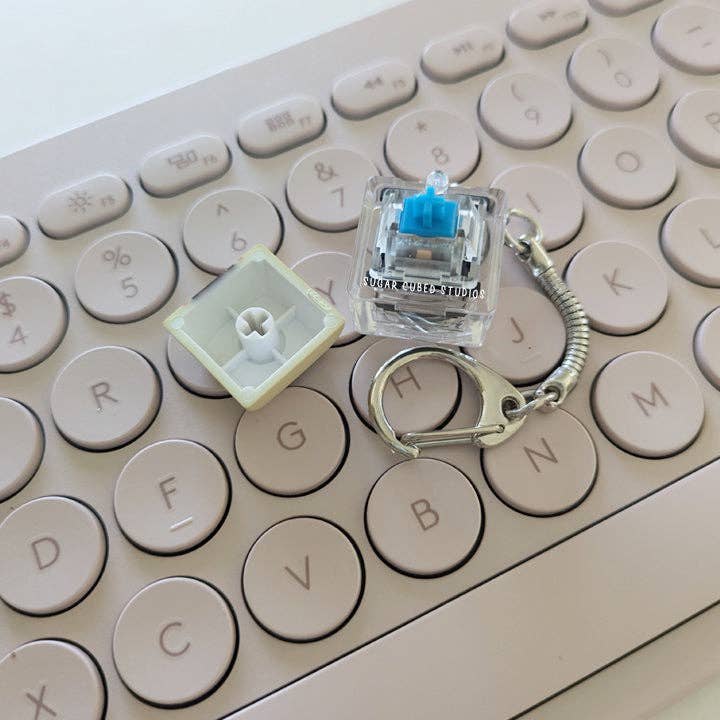 Fidget Keycap Keychain - Mossy Giant