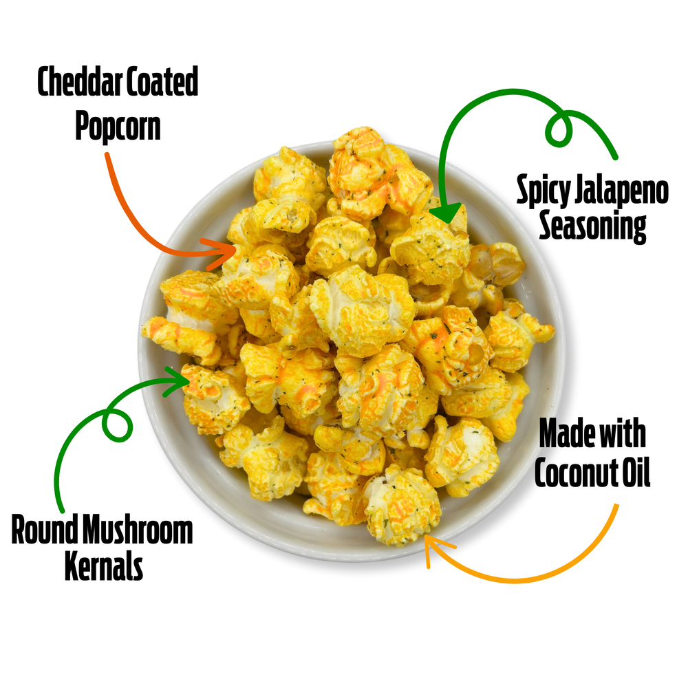 Gourmet Popcorn - Jalapeño Cheddar