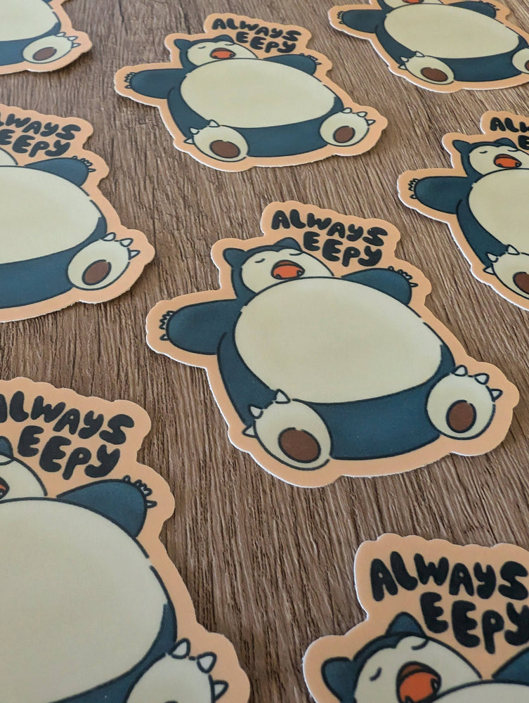 Vinyl Sticker - Pokémon Eepy Snorlax
