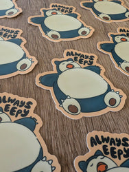 Vinyl Sticker - Pokémon Eepy Snorlax