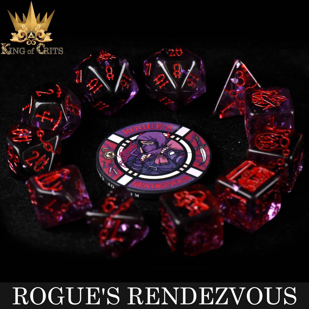 King of Crits Dice Set - Rogue's Rendezvous (11-Piece)