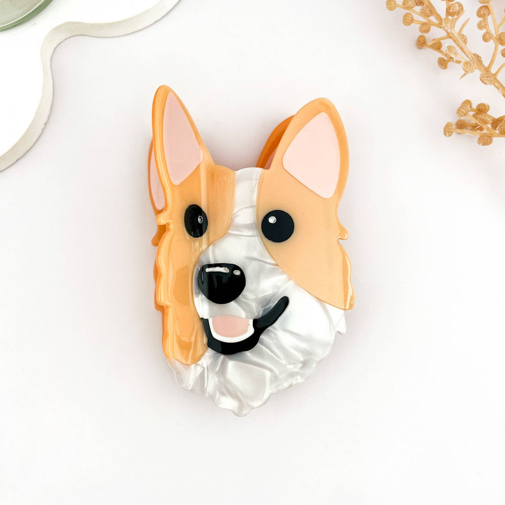Hair Clip - Corgi