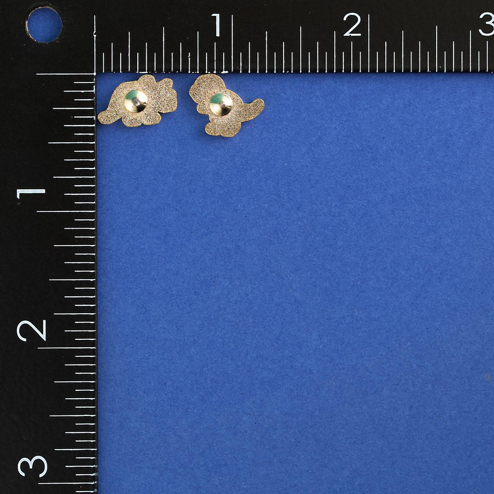 Enamel Earrings - Dino Cookie II