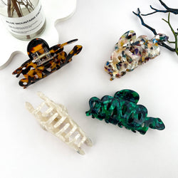 Hair Clip - Green Snake
