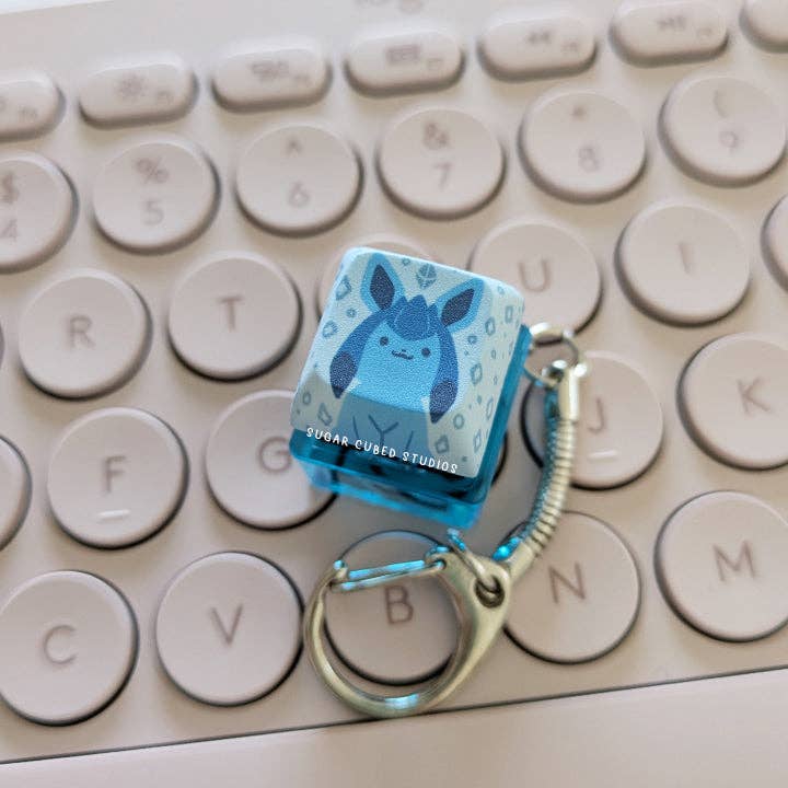 Fidget Keycap Keychain - Glace