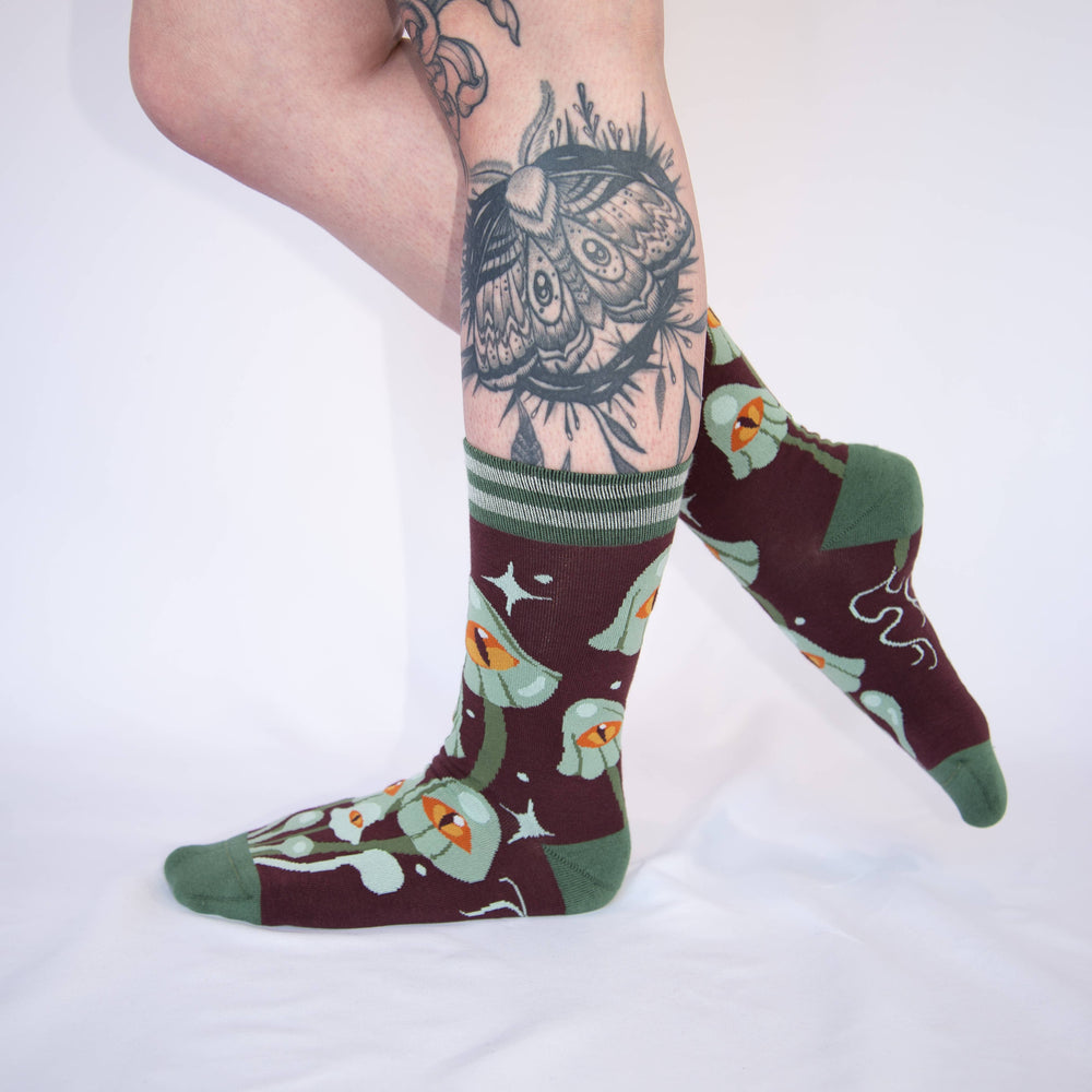 Crew Socks - Mystic Mushrooms