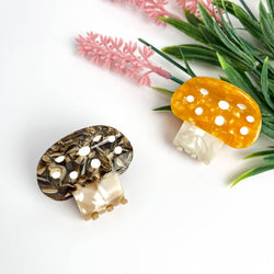 Hair Clip - Red Mushroom