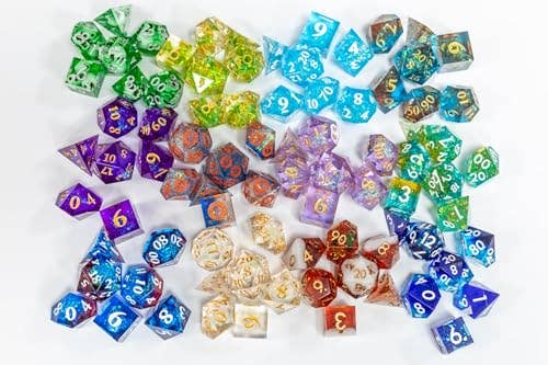 Mystery Dice - Sharp Edge Resin