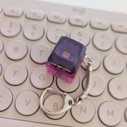 Fidget Keycap Keychain - Silly Ghost Boi
