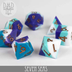 Silicone Dice Set - Seven Seas