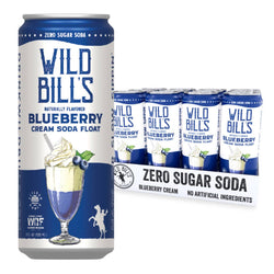 Zero Sugar Craft Soda - Blueberry Cream Soda Float