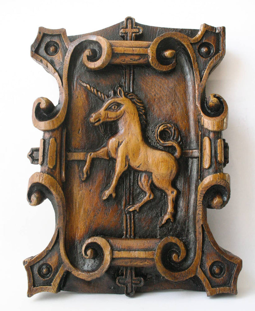 Reproduction Medieval Carving - Mythical Unicorn