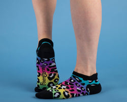 Ankle Socks - Rainbow Leopard