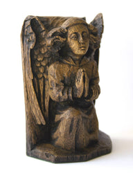 Reproduction Medieval Carving - Angel Corbel Praying