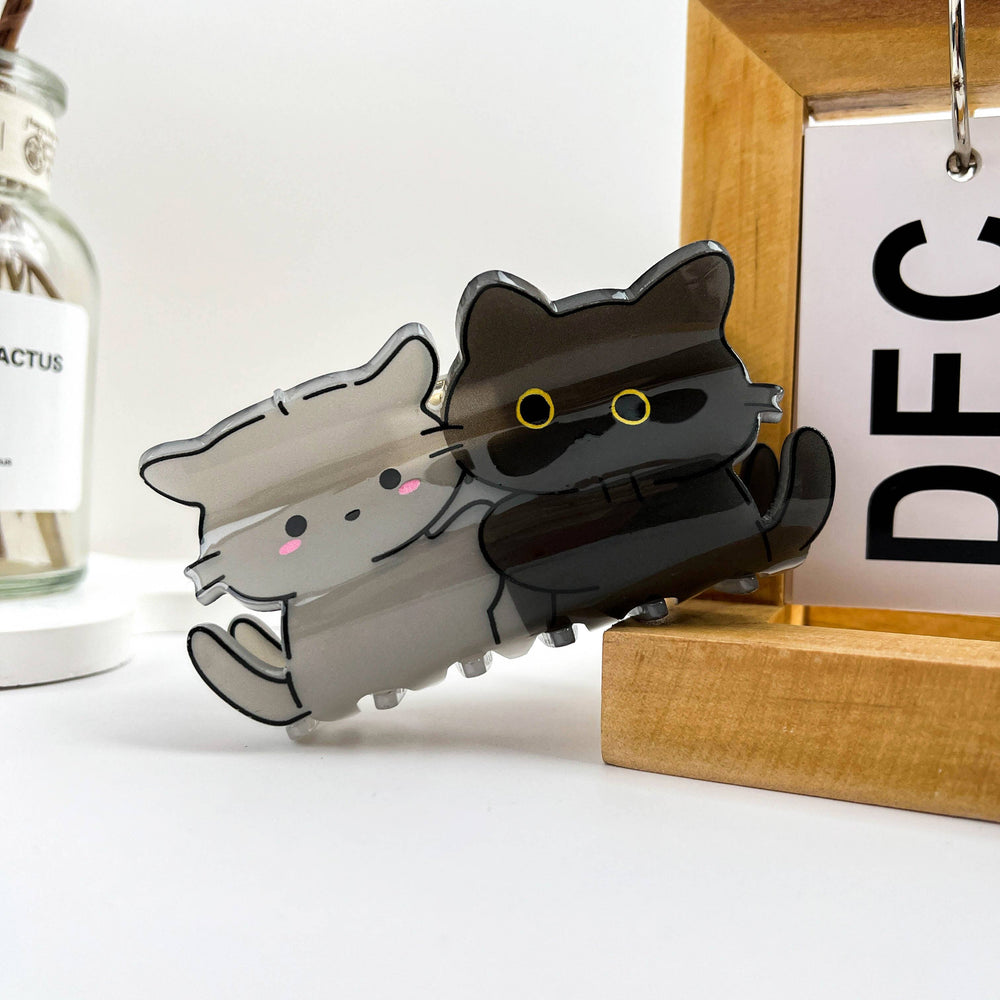 Hair Clip - Cat Graffiti