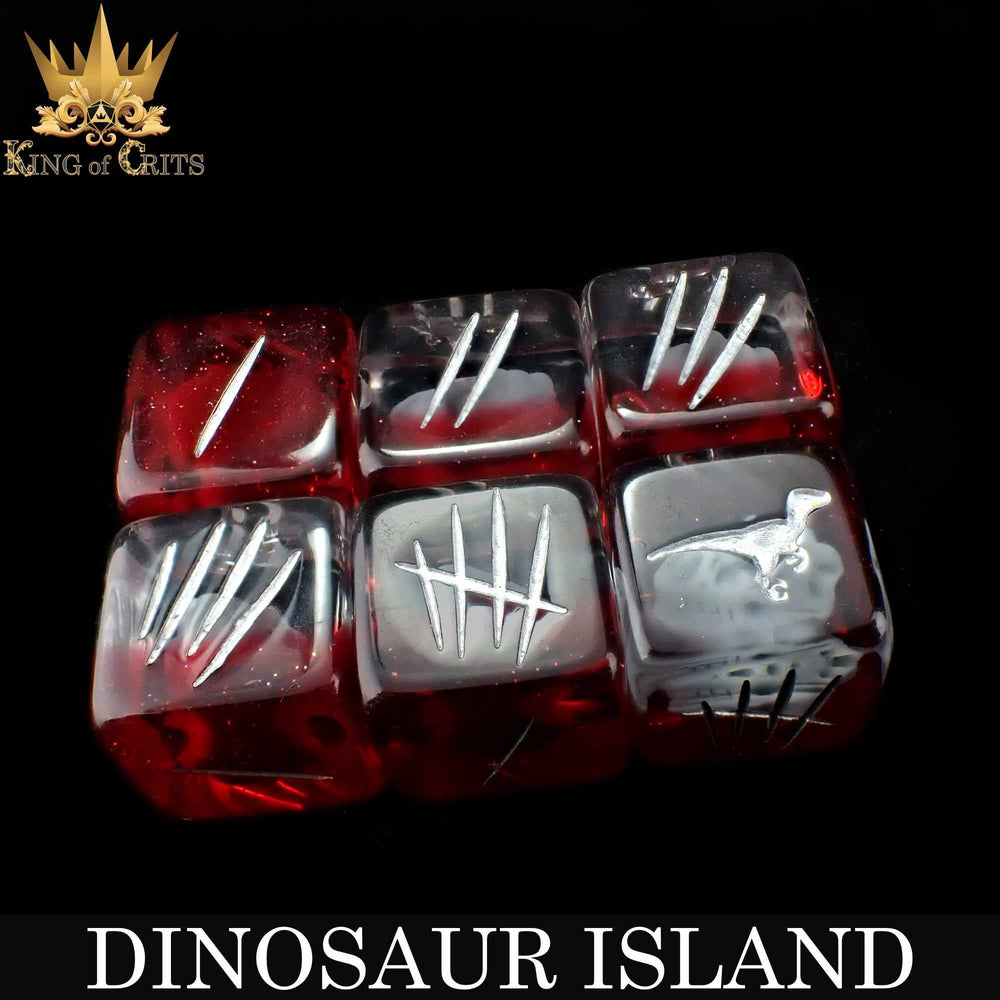 King of Crits Dice Set - Dinosaur Island (11-Piece)