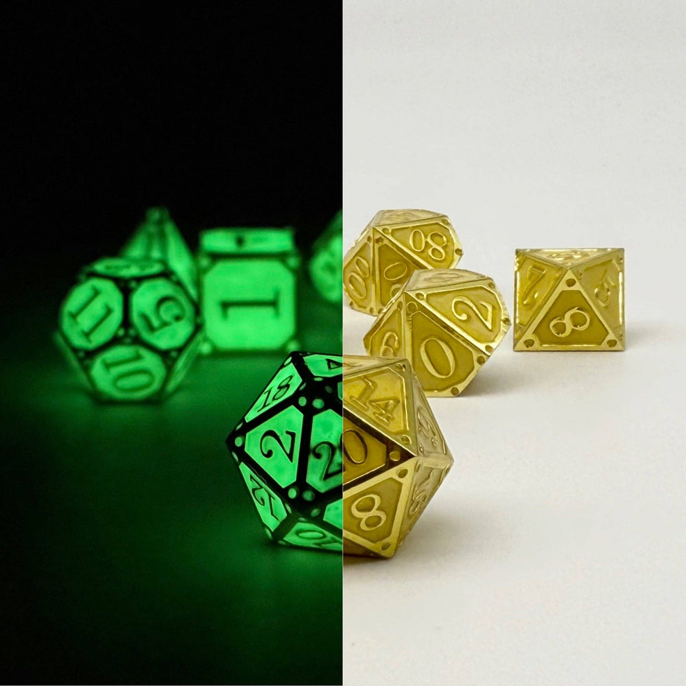 RPG Dice Set - Crystals of Light (Storybook)