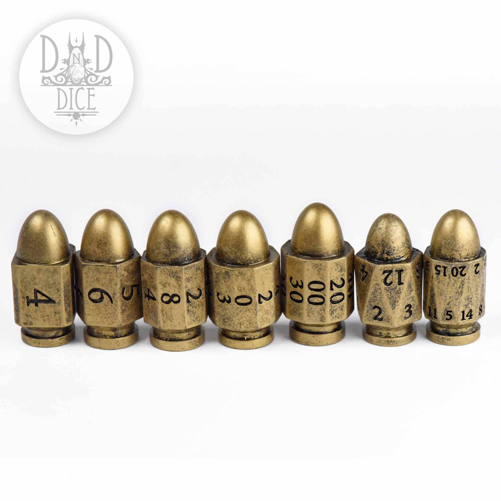 King of Crits Dice Set - Top Brass