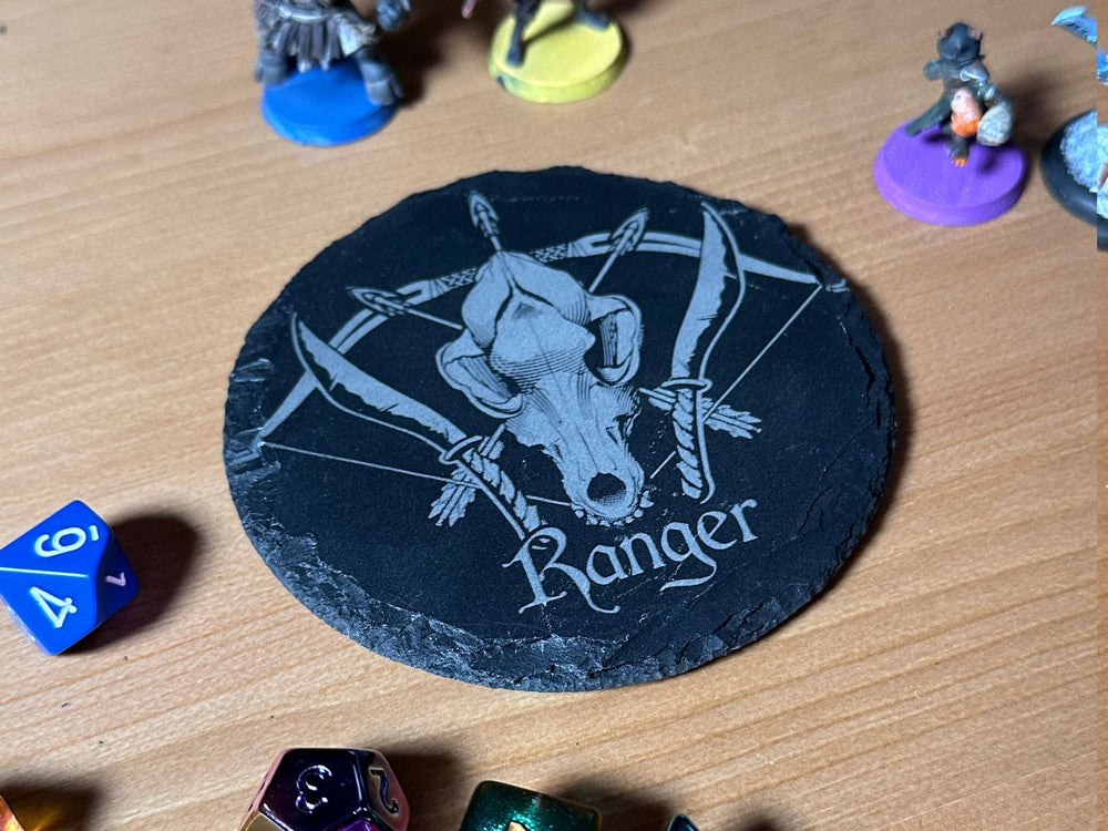 Slate D&D Class Coaster - Bard