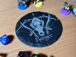 Slate D&D Class Coaster - Fighter