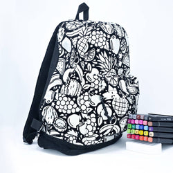 Color Your Own - Backpack (Retro Tech)